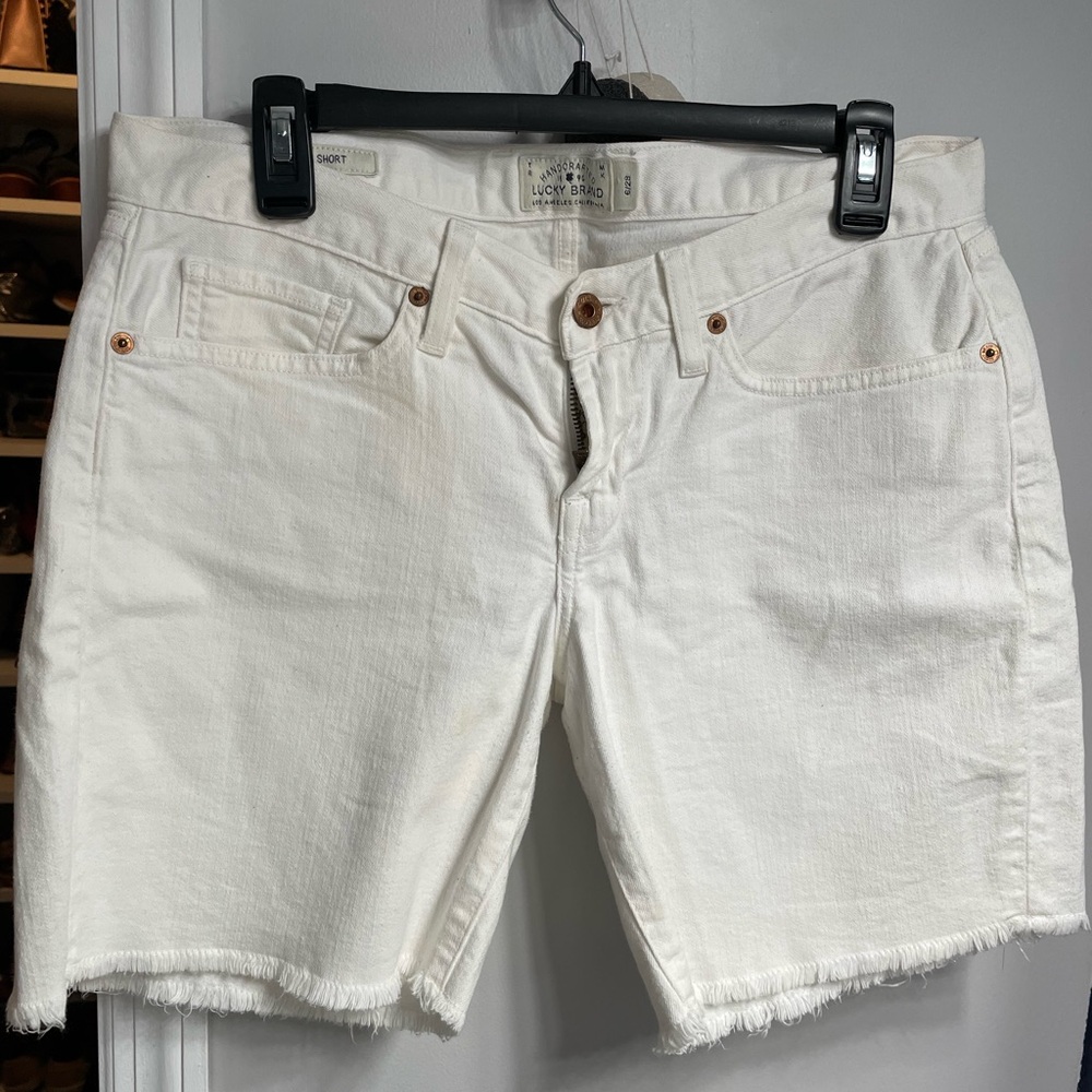 Denim shorts